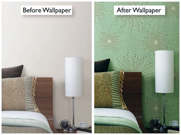 Wallpaper installation portfolio - modern office